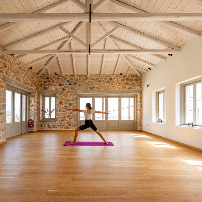 Yoga retreat location in Greece
